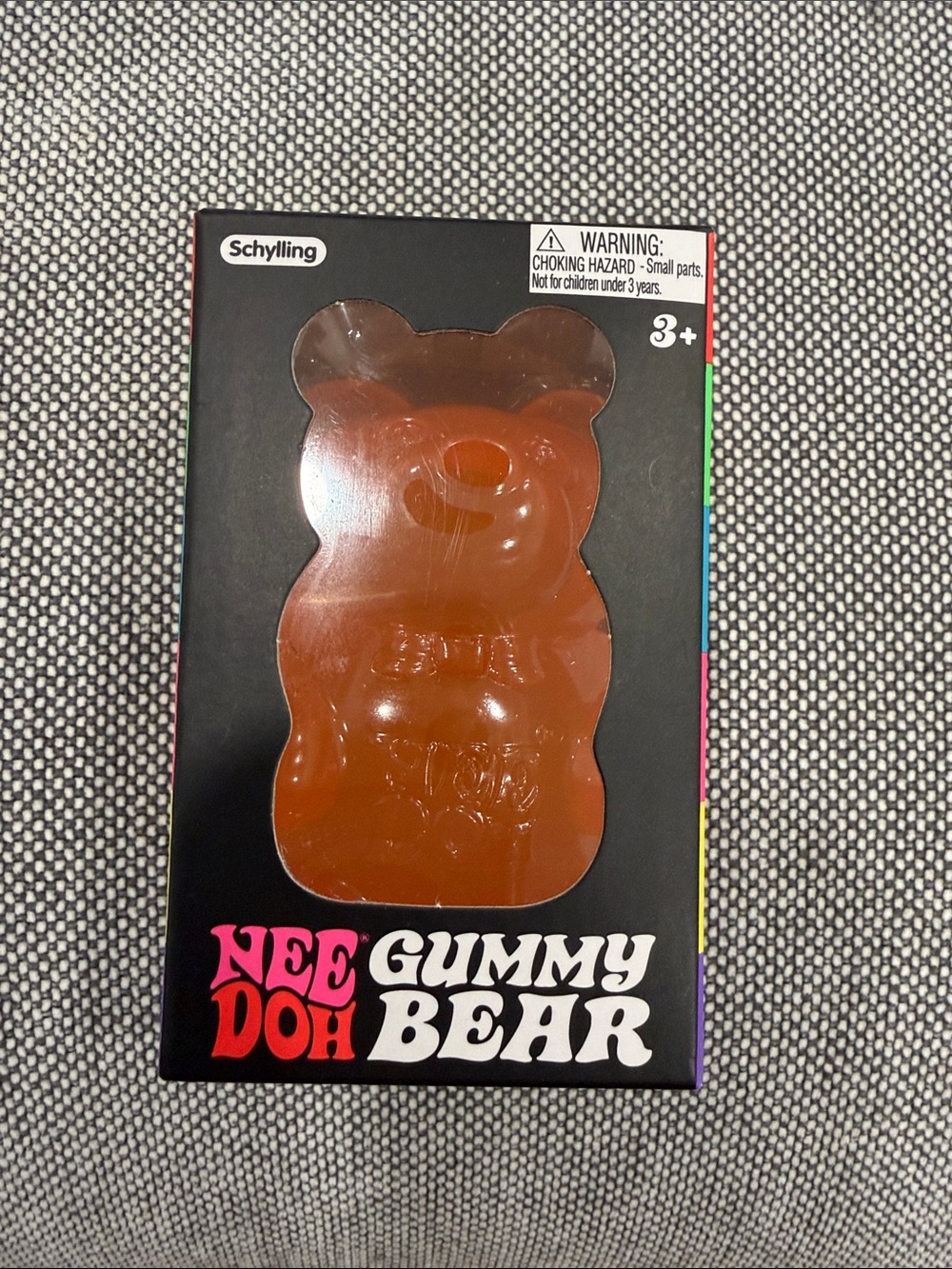 Orange Nee Doh Gummy Bear Toy